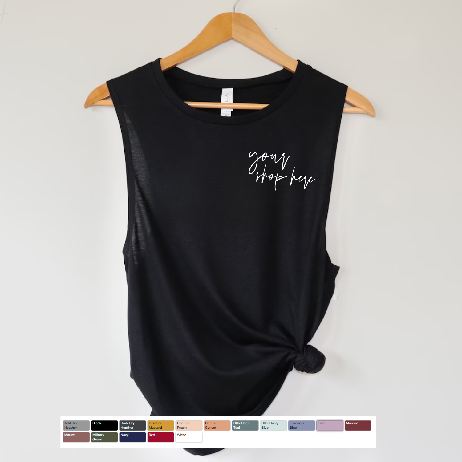 Faith & Life Christian Brands – wholesale Tank top – Women′s – Custom Tank Top - City - Shop Name - Logo - Hometown - State4