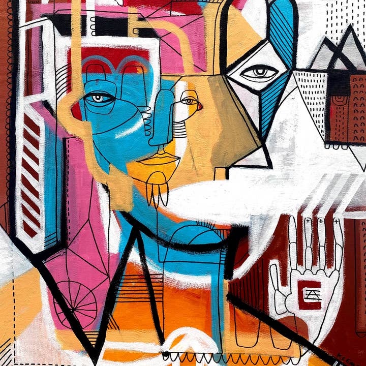 Keemo Gallery - Wholesale Art Print - Abstract Art Print Unique Wall Decor Signed Colorful Keemo 5