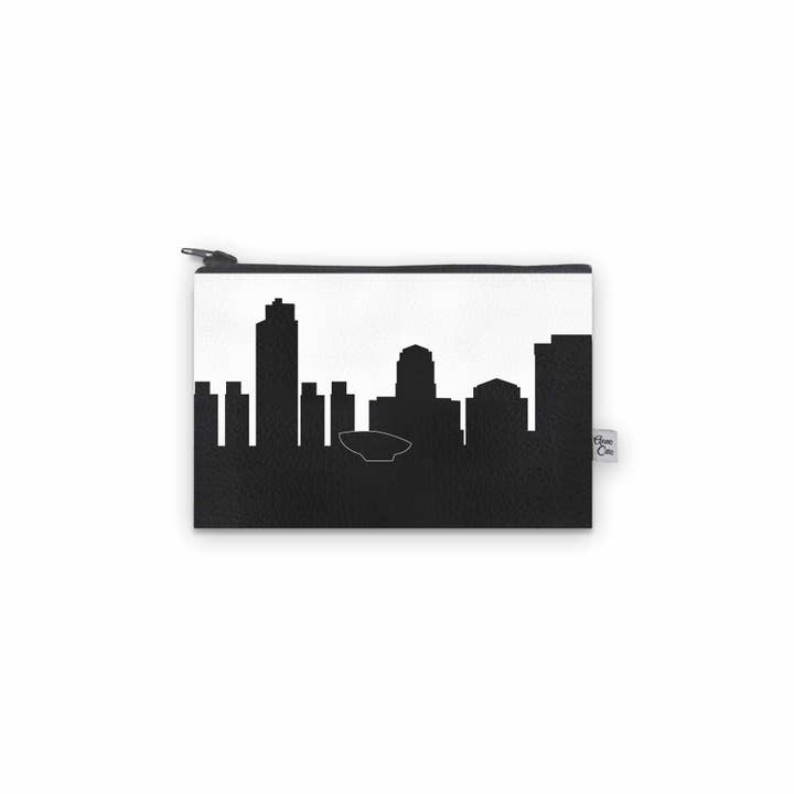 Albany New York Skyline Vegan Leather Mini Wallet for wholesale by Anne Cate