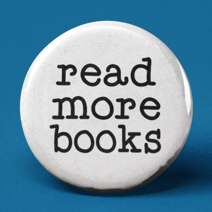 The Pin Pal Club - Wholesale Lapel Pin/Button - Read More Books Pinback Button0
