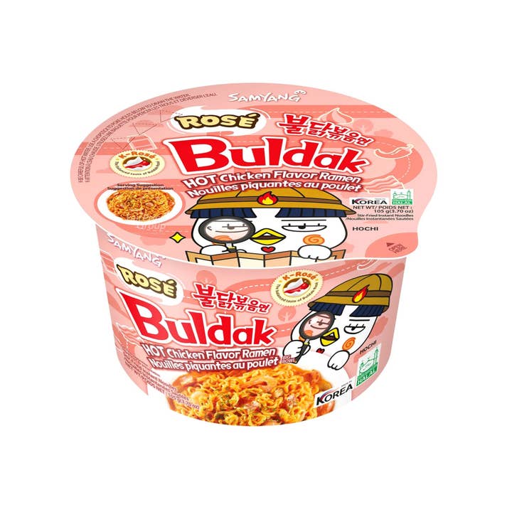 utoppa GmbH – wholesale Ramen – Samyang Buldak Bowl Hot Chicken Rose Sauce 105g