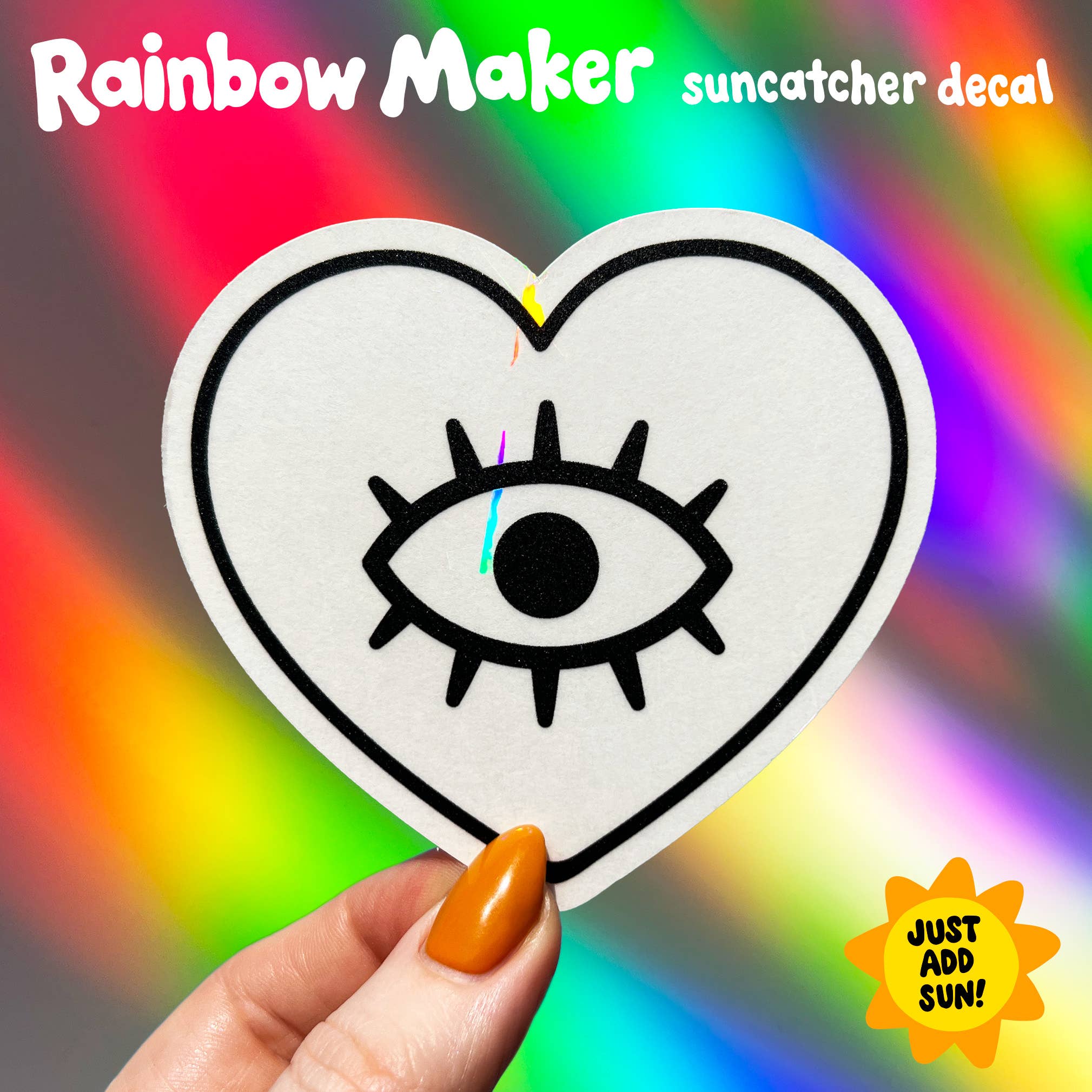 Wokeface - Wholesale Suncatcher - Suncatcher - Heart Eye
