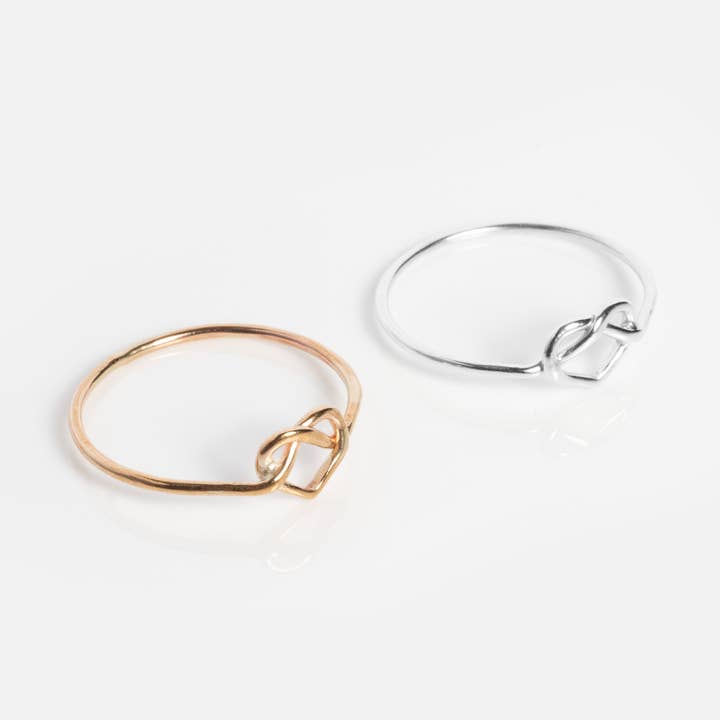 Heart Knot Ring for wholesale by Adorn512