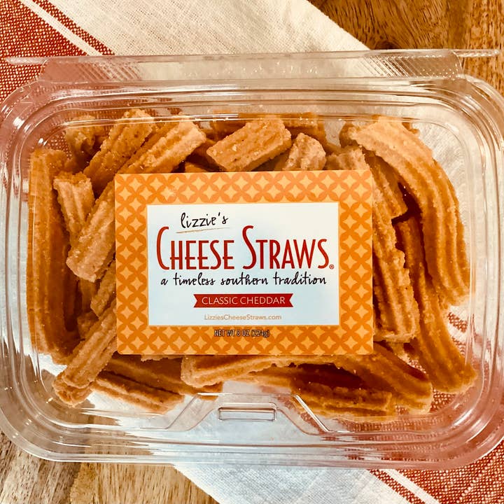 Lizzie's Cheese Straws - Wholesale Puffed Snack - 8oz. Classic Cheddar Cheese Straws