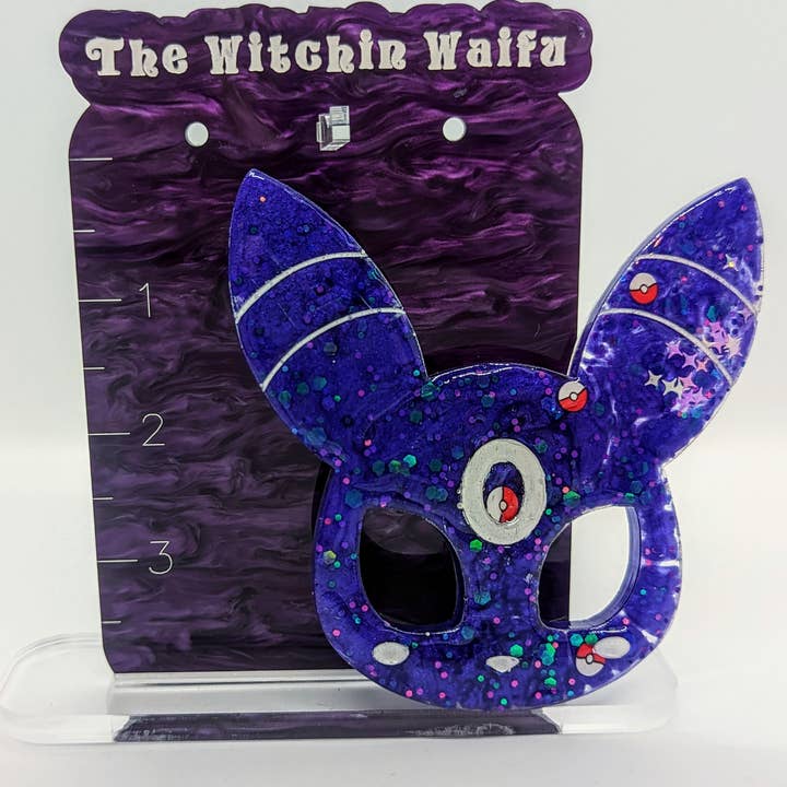 The Witchin Waifu - Wholesale Keychain - Unisex - Umbreon Eevee-lution Pokemon-Style Safety Keychain3