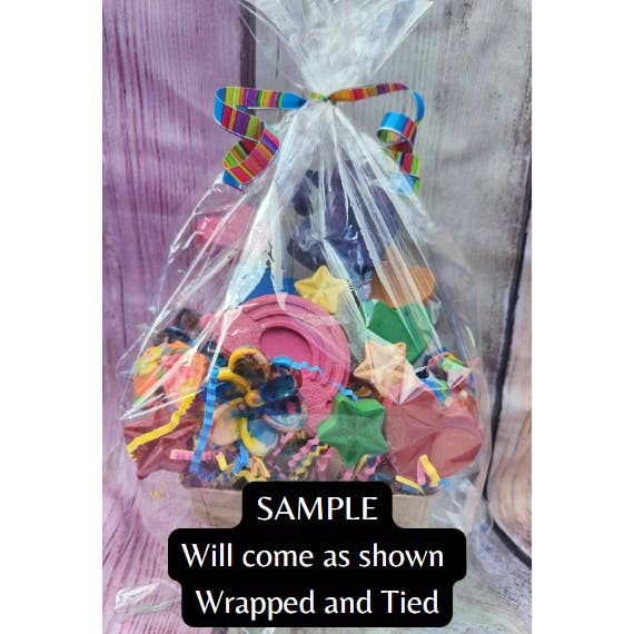 Snazzy Crayons - Wholesale Gift Bag Set/Pack - Cupcake and Ice Cream Basket Filled of Crayons l Gift basket