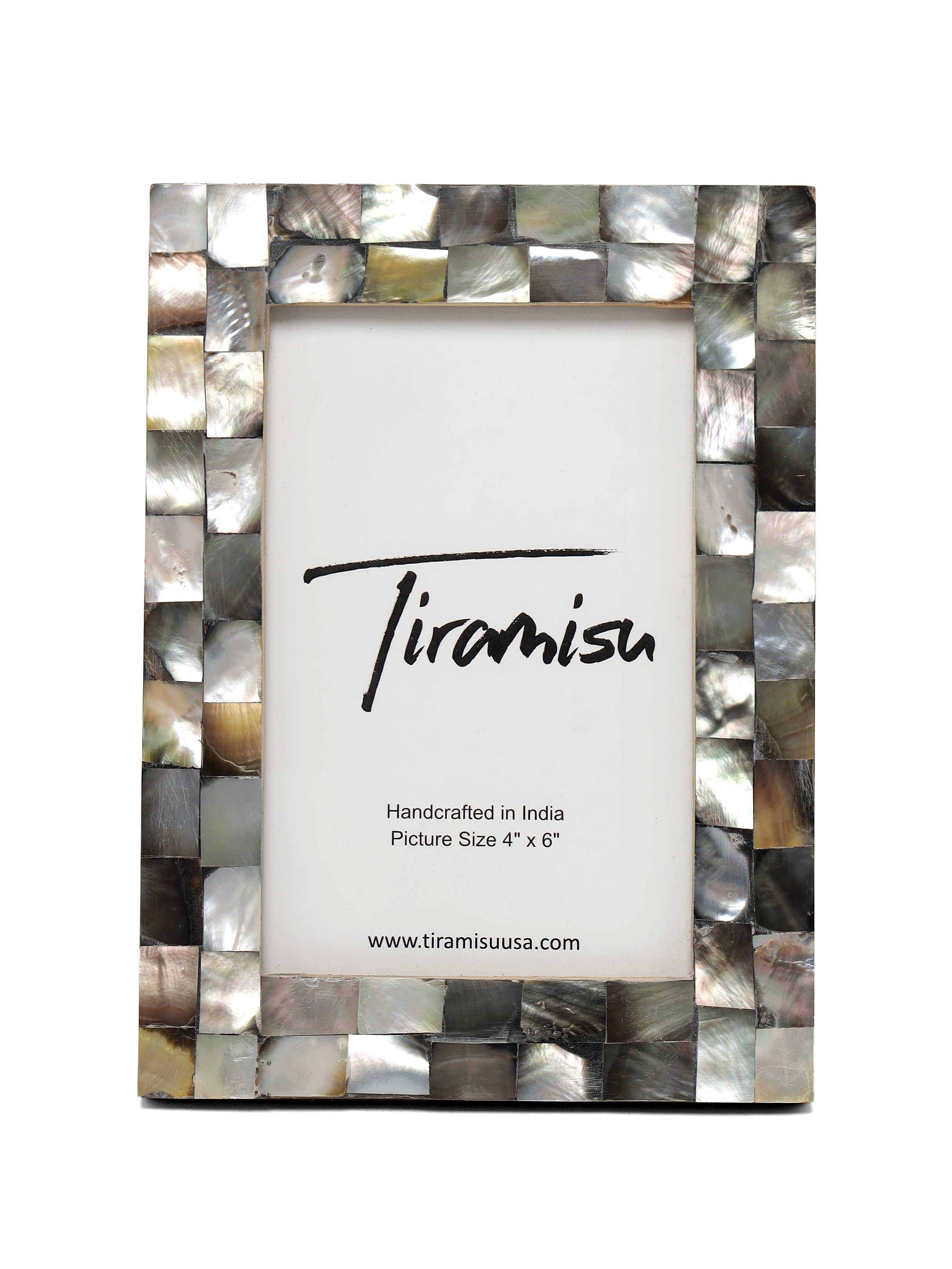 Tiramisu - Wholesale Picture Frame - Mother-of-Pearl Picture Frame- Stack Bond Pattern1