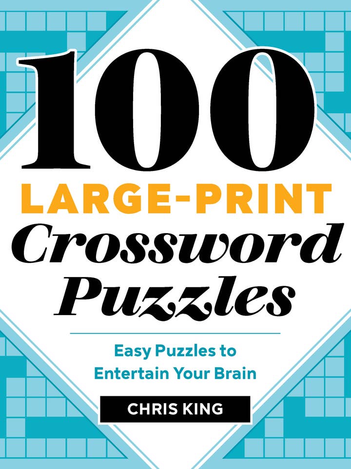 100 Large-Print Crossword Puzzles for wholesale by Sourcebooks