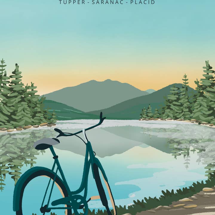 Boreas Design Shop - Wholesale Art Print - Adirondack Rail Trail Print1