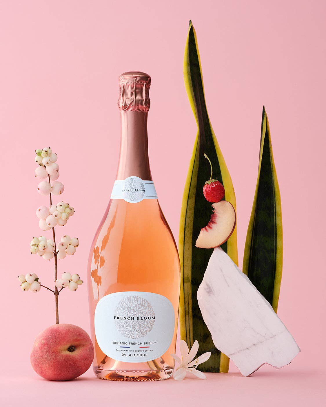 French Bloom - Wholesale Non-Alcoholic Spirits/Wine/Beer - LE ROSÉ, ALCOHOL-FREE ORGANIC FRENCH BUBBLY2