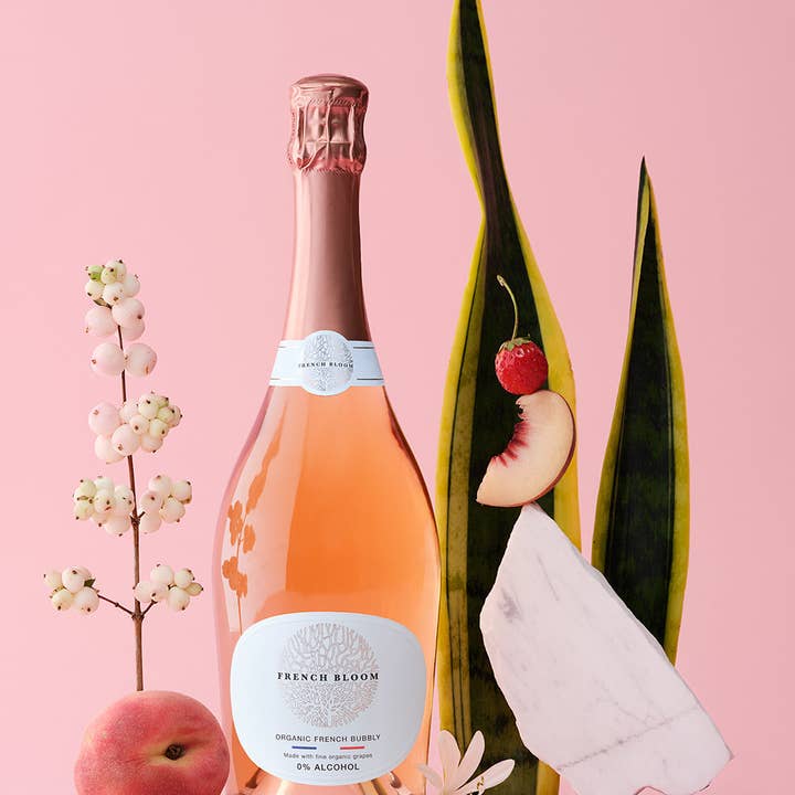 French Bloom - Wholesale Non-Alcoholic Spirits/Wine/Beer - LE ROSÉ, ALCOHOL-FREE ORGANIC FRENCH BUBBLY2