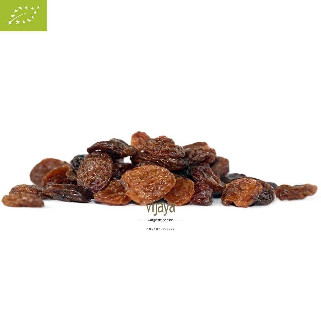 VIJAYA - SAS J.L. BOYERE - Wholesale Dried/Dehydrated Fruit - Sultanine grape - TURKEY - 250g - Organic*1