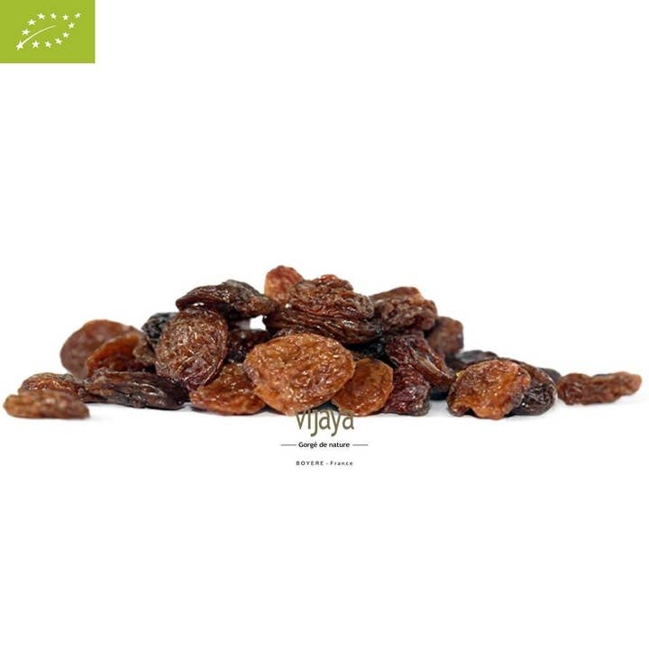 VIJAYA - SAS J.L. BOYERE - Wholesale Dried/Dehydrated Fruit - Sultanine grape - TURKEY - 5 kg - Organic*1