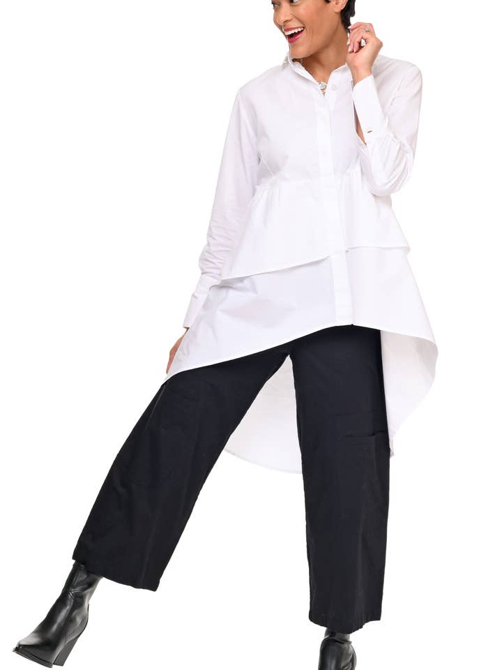 CV405 Big Pocket Pant in Black* for wholesale by Tulip Clothing