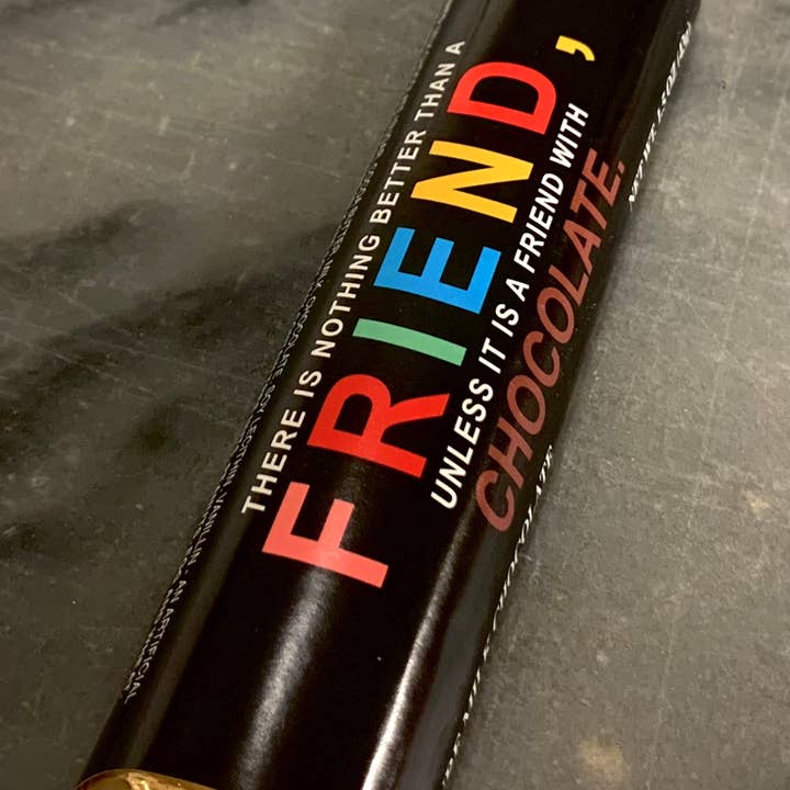 O'Shea's Candies Sweet Shop - Wholesale Chocolate Bar - -Chocolate Bar “Friends” Milk W/ Gold Foil Wrapper ☀️