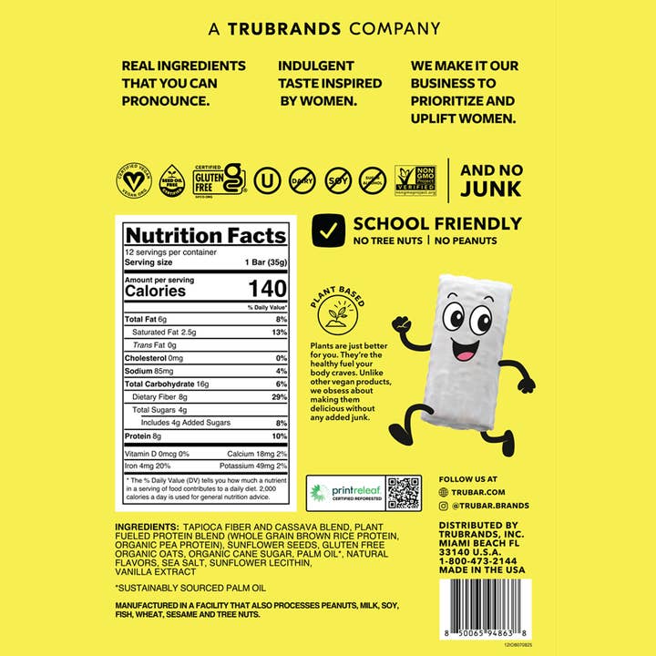 TRUBAR - Wholesale Snack Bar - π§Έ NEW! TRUBAR KiDS - Iced Oatmeal Blast Bar6