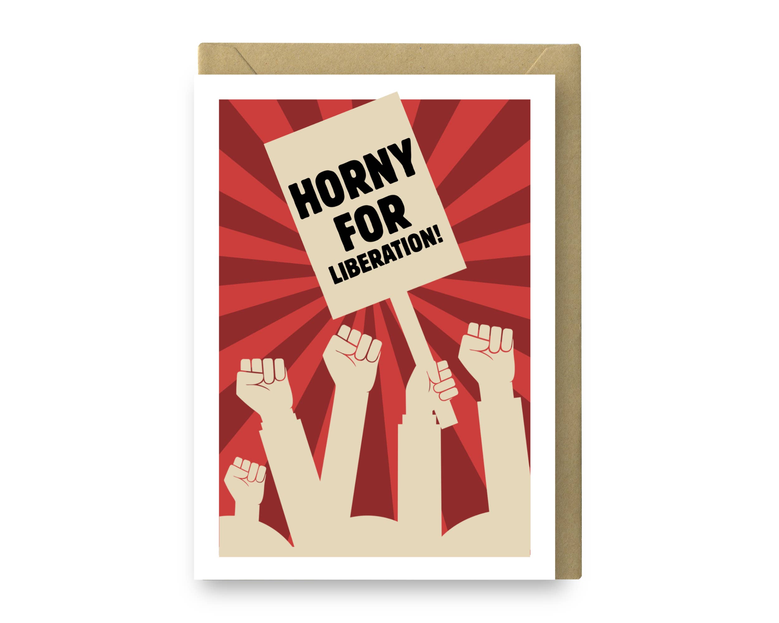 Side Piece Somedays - Wholesale Love Card - Horny for Liberation – (Poly Love Greeting Card)