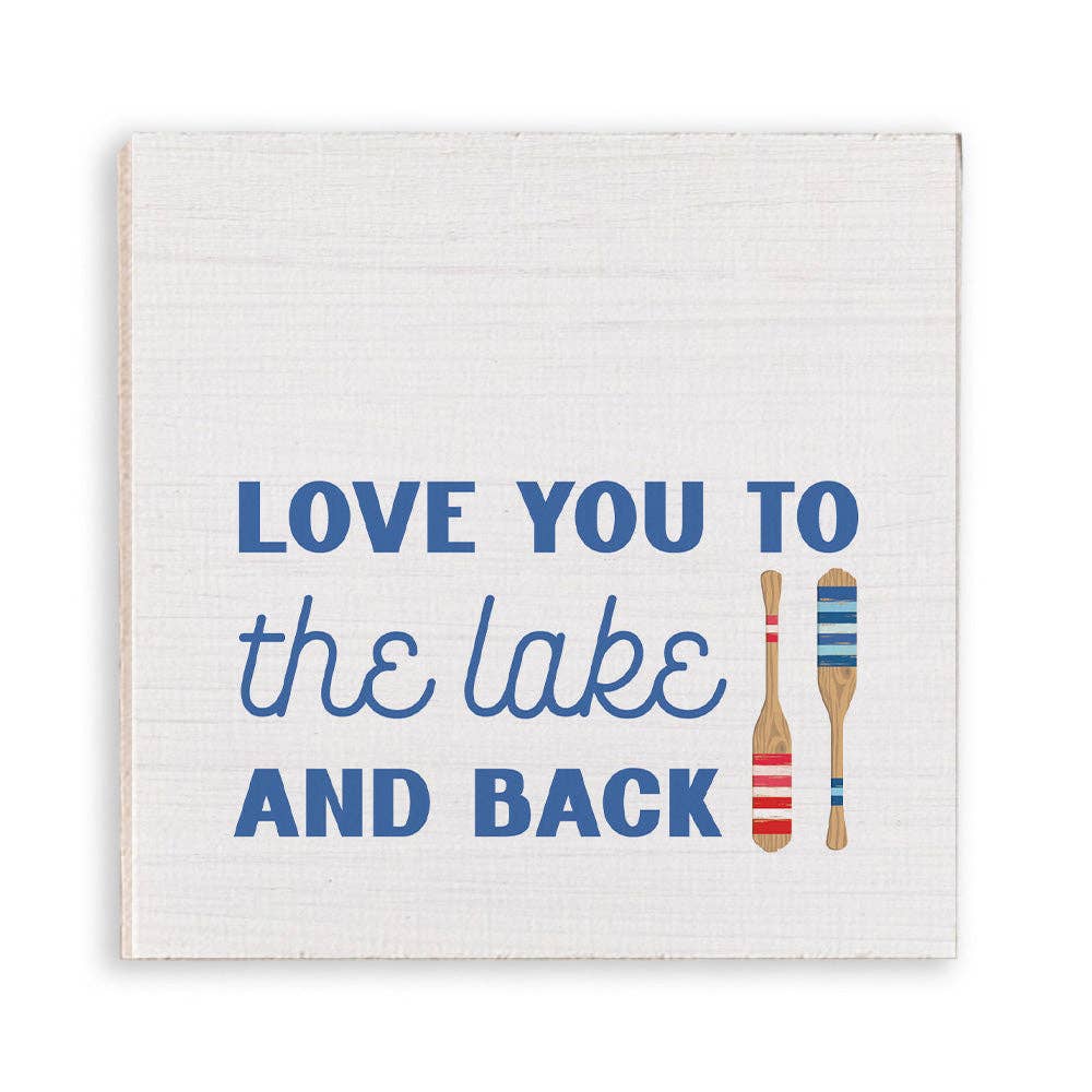 Rustic Marlin - Wholesale Sign - Love You To The Lake And Back Magnet