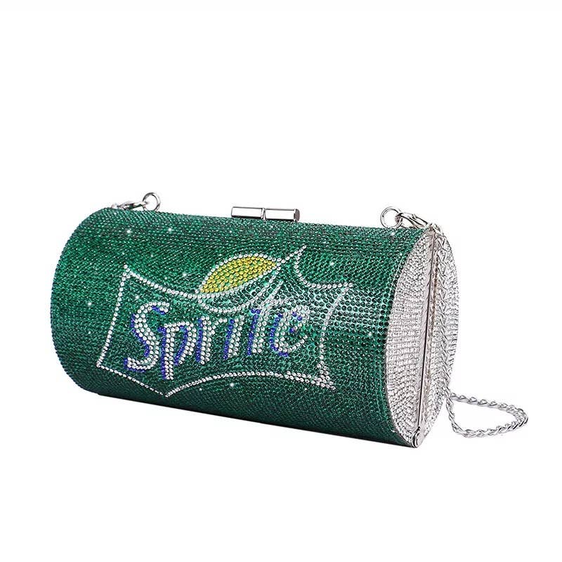 Sprite Bling Can 2024 Crystal Clutch Bag