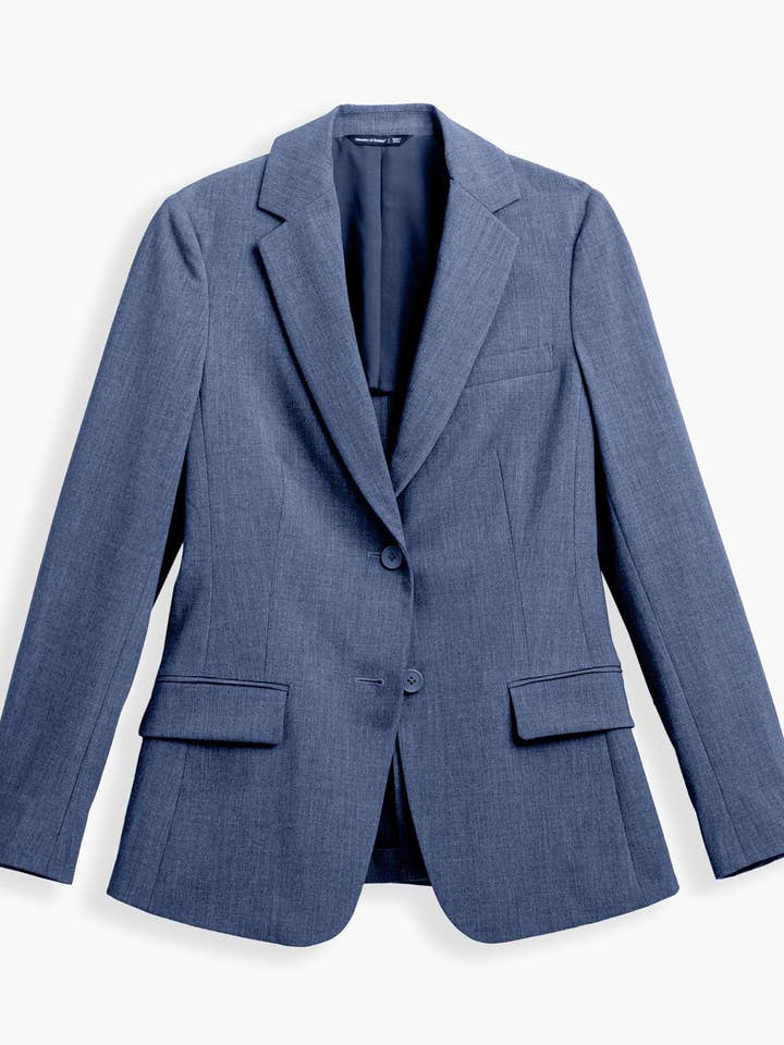 Women's Velocity Tailored Blazer - Calcite Heather (MPS) for wholesale by Ministry Of Supply