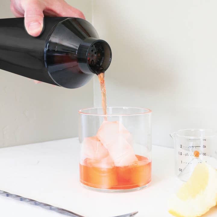 Ethan+Ashe - Vendita all'ingrosso Shaker per cocktail - Shaker da cocktail nero opaco Koolhaus5