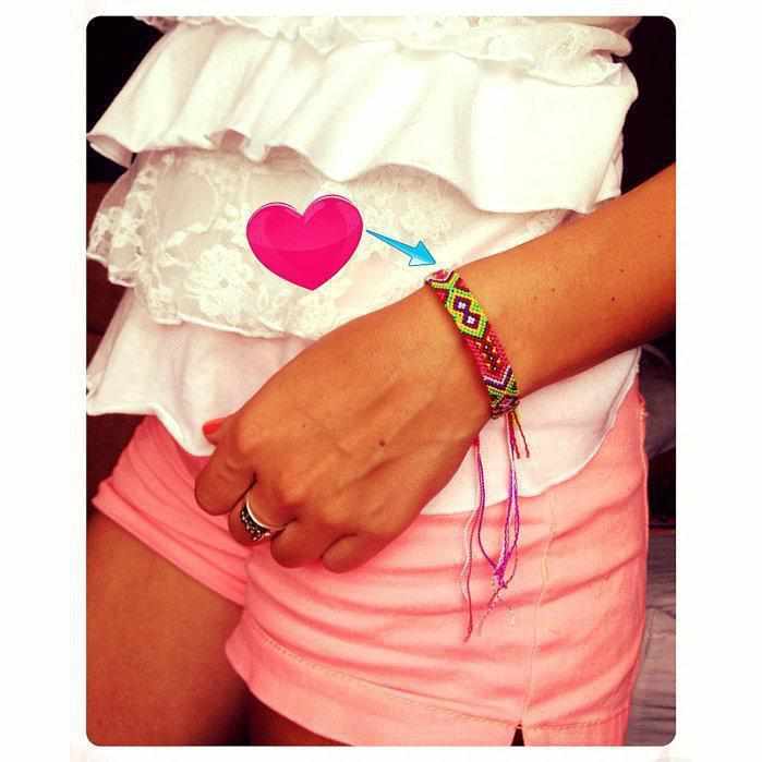 Lumily - Wholesale Geweven/gevlochten armbanden - Vriendschapsarmband gevlochten in boho stijl (4 maten) - Mexico15