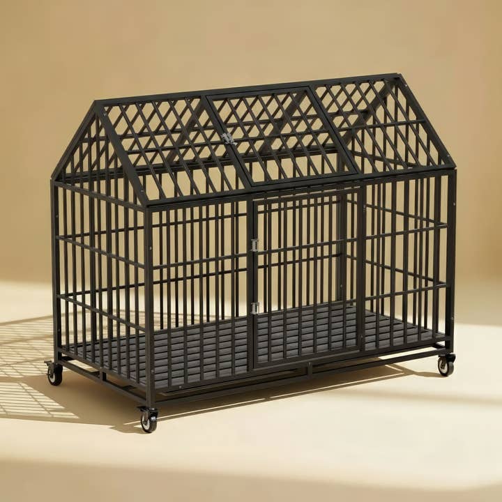 002 Caisse utilitaire | Conception métallique mobile robuste pour la vente par OnePaw Dog Co.