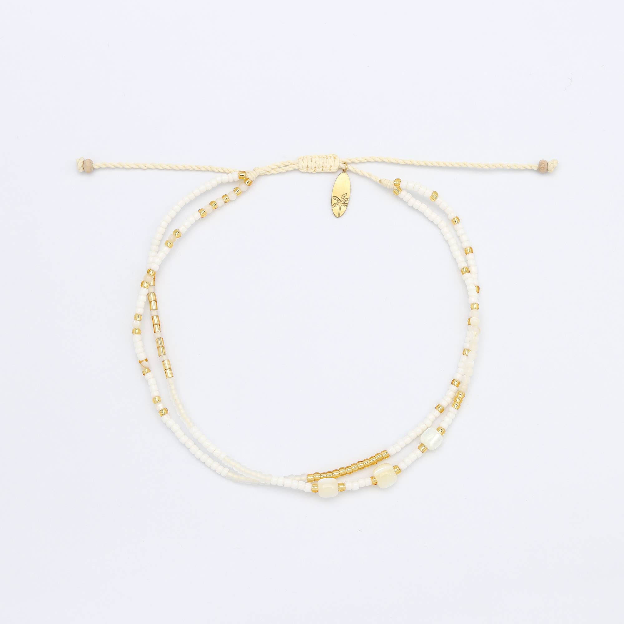 Pineapple Island - Wholesale Anklet - Golden Hour Colourful Beaded Anklet3