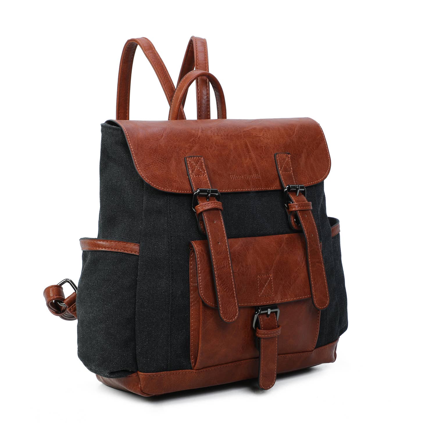 INES DELAURE - Wholesale Backpack - Women's - Two-material backpack6