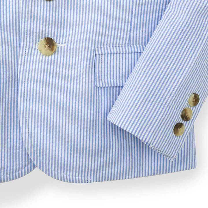 Organic Seersucker Suit Jacket - Baby for wholesale on Faire