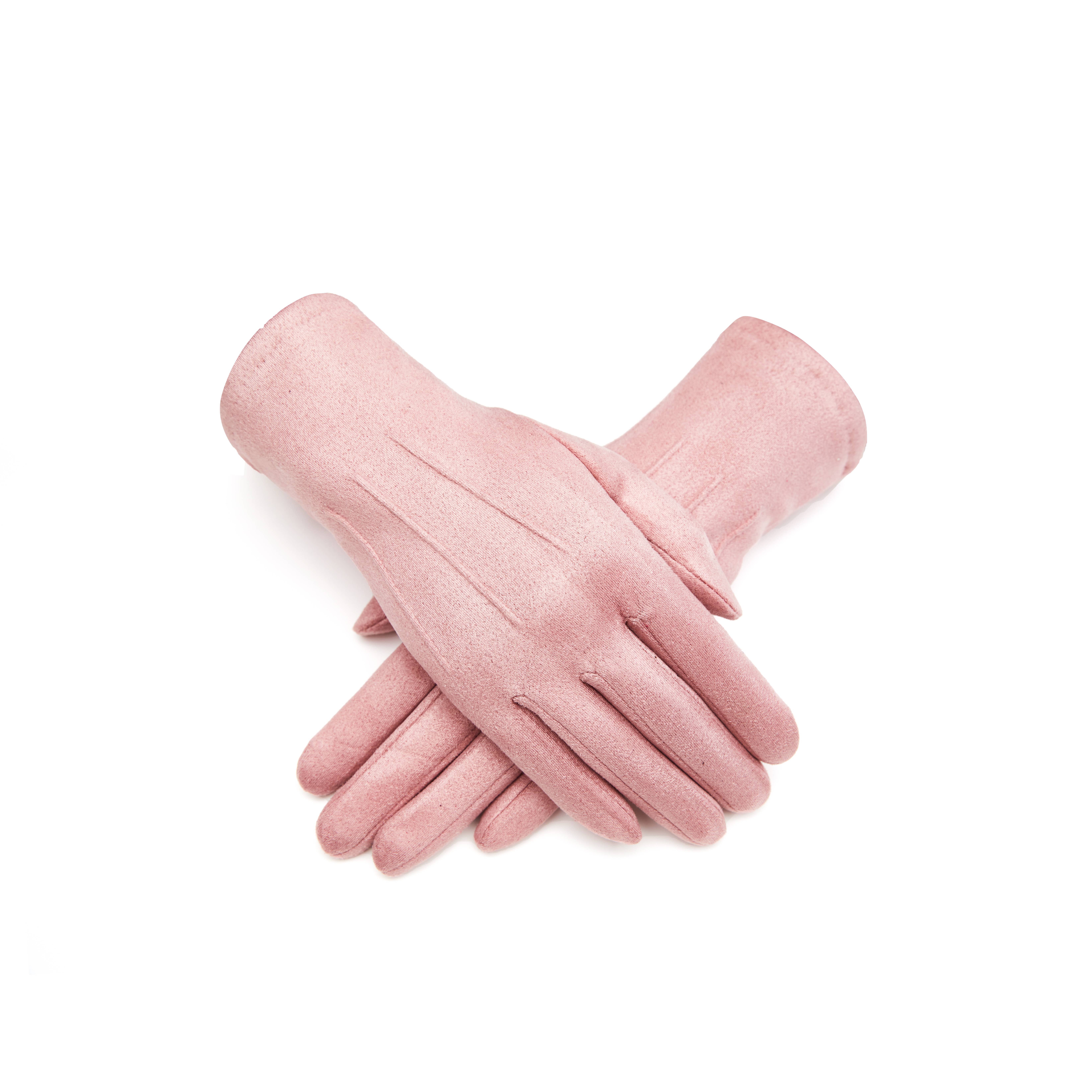 Aavion – wholesale Gloves – Women's – Women's Touchscreen Faux Suede Gloves – Classic Solid Color12