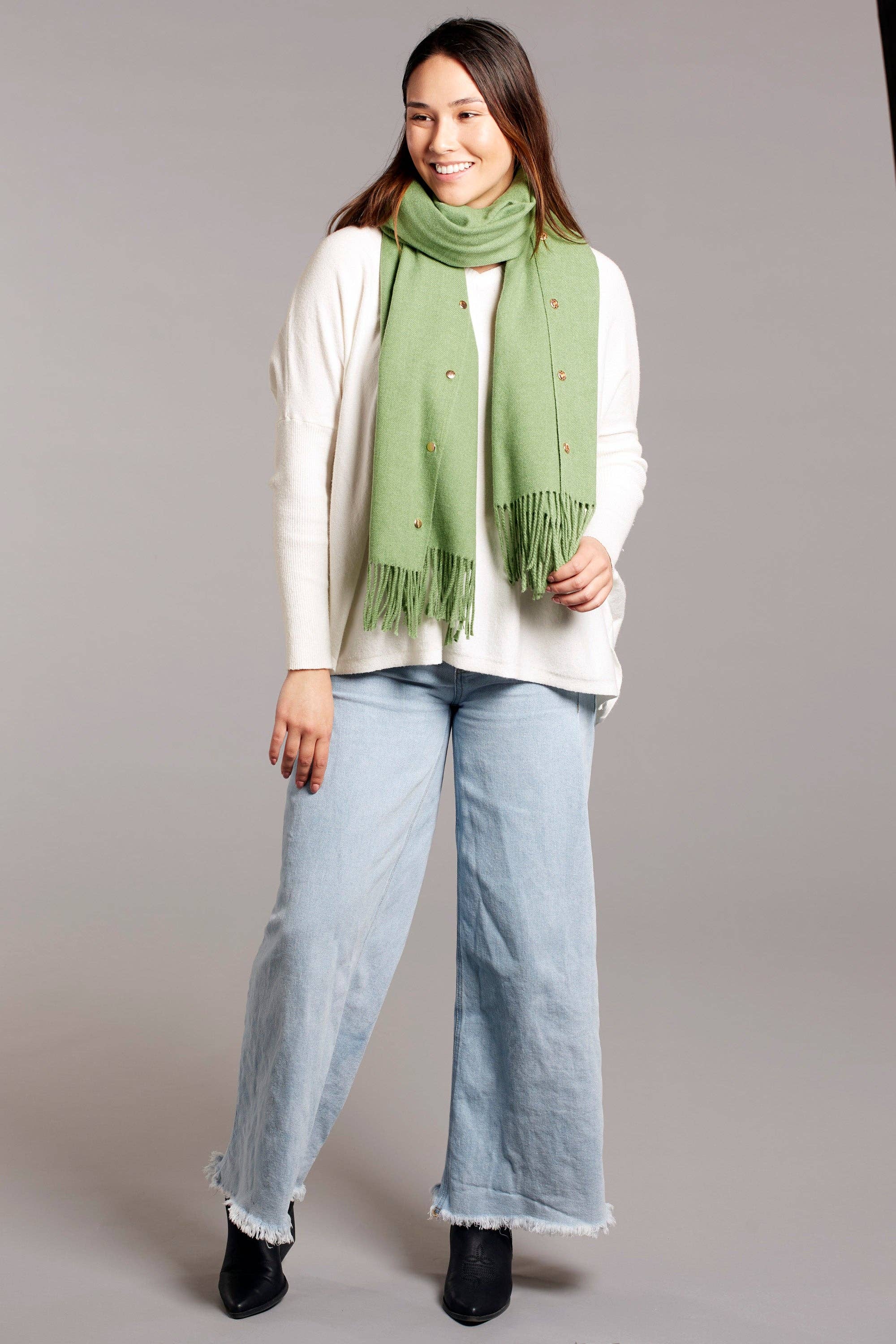 Hadley Wren - Wholesale Poncho - Women's - Hadley Wrap - Green2