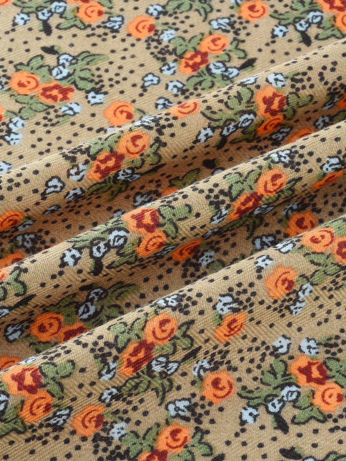 Funkyrel® Atzbranding Limited - Wholesale Scarf - Women's - Scarvii - Vintage Floral Square Scarf14