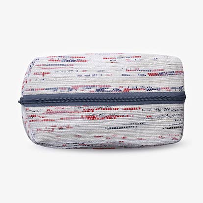 Large Accessories Pouch with Side Loop - White for wholesale by Théla