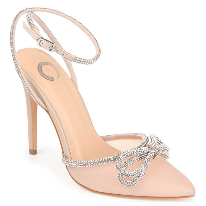 Gracia Dressy Stiletto Heels In Clear PVC for wholesale by Journee