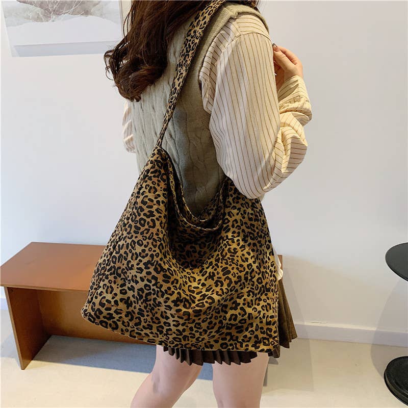 Lily Clothing - Wholesale Shoulder Bag - Women's - Fashionable leopard print hand-held tote bag8