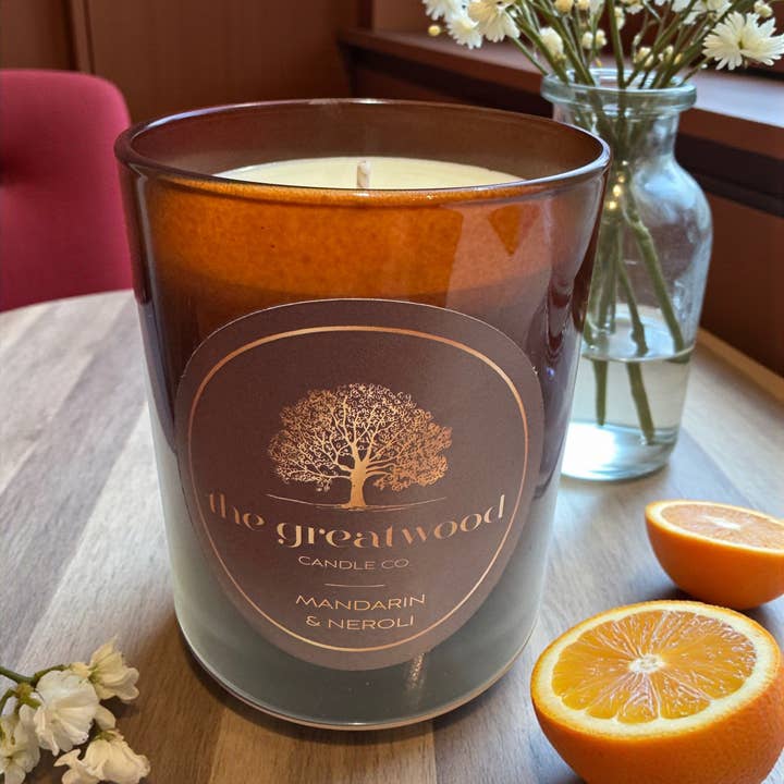 Mandarin & Neroli for wholesale by The Greatwood Candle Co.
