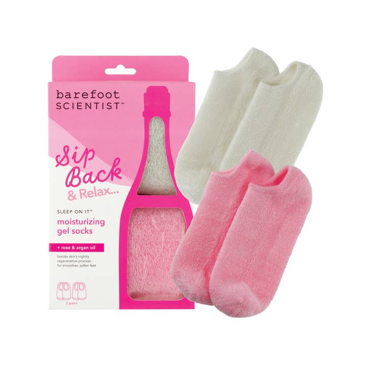 Barefoot Scientist - Wholesale Moisturizing Socks - Sip Back & Relax | Therapeutic gel infused socks1