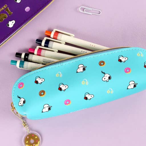 K-Wonderland - Wholesale Pencil Case/Pouch - Peanuts Snoopy Slim Pouch Pencil Case with Charm13