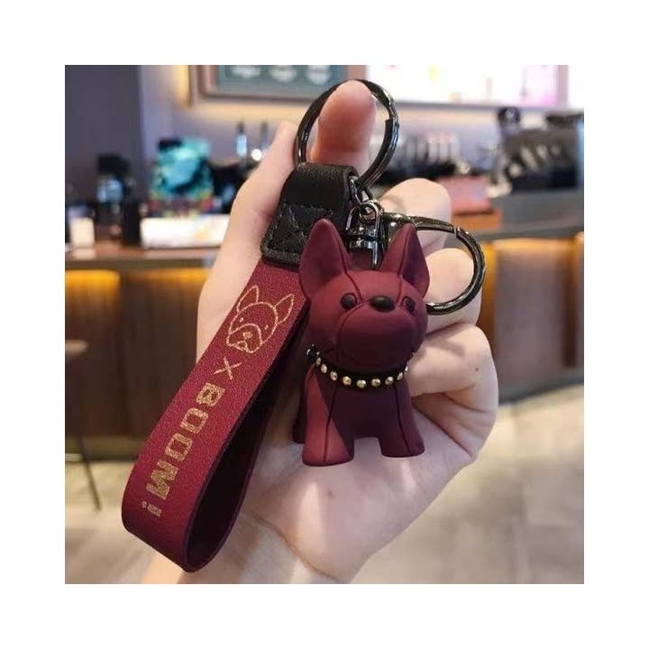 FurDecoration - Wholesale Keychain - Women's - French Bulldog Keychain, Adorable and Unique1