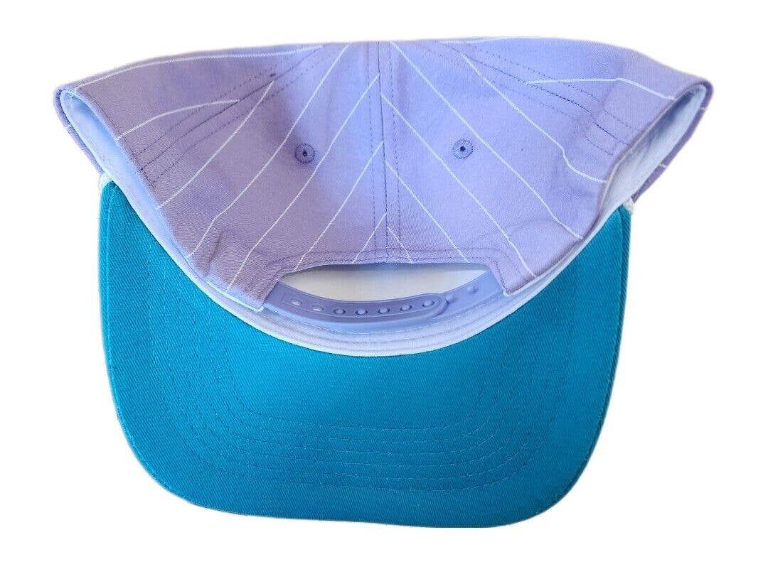 ThatsRad - Wholesale Flat Brim Cap - Unisex - Two Tone Pinstripe Snapback Rope Hat6