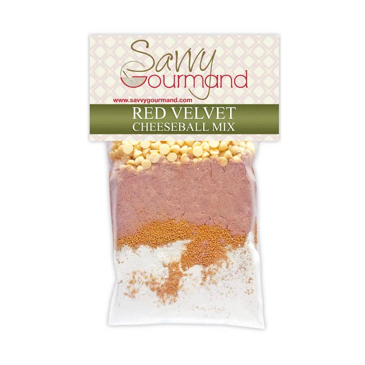 Cheeseball of taart van rood fluweel voor wholesale door Savvy Gourmand