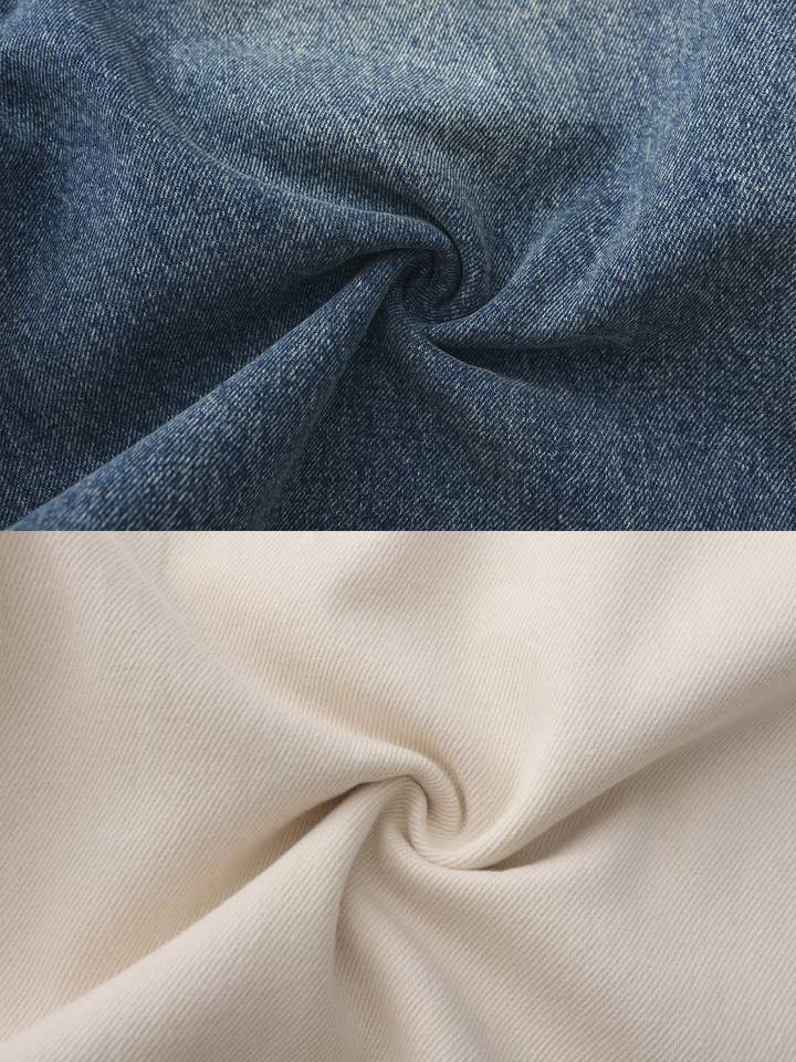 CUBIC - Wholesale Shorts - Women's - Loose Fit Knee-Length Denim Shorts6