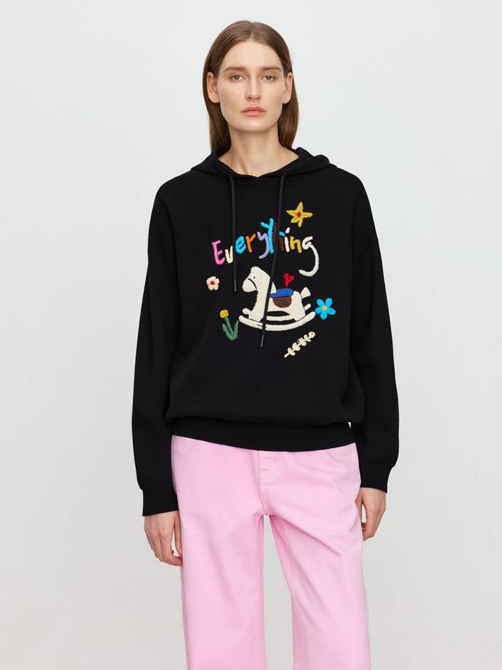 Små trähästdekorationer målar tröjor för wholesale av Urlazh