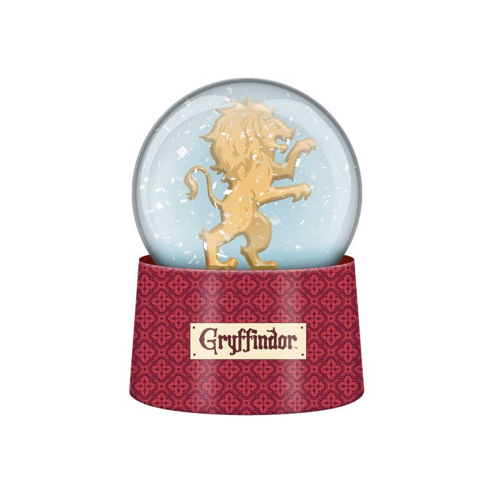 Harry Potter Gryffindor Lion Boxed 45mm Light Up Snow Globe for wholesale by Silver Buffalo
