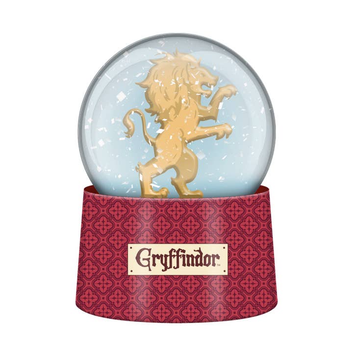 Harry Potter Gryffindor Lion Boxed 45mm Light Up Snow Globe for wholesale by Silver Buffalo