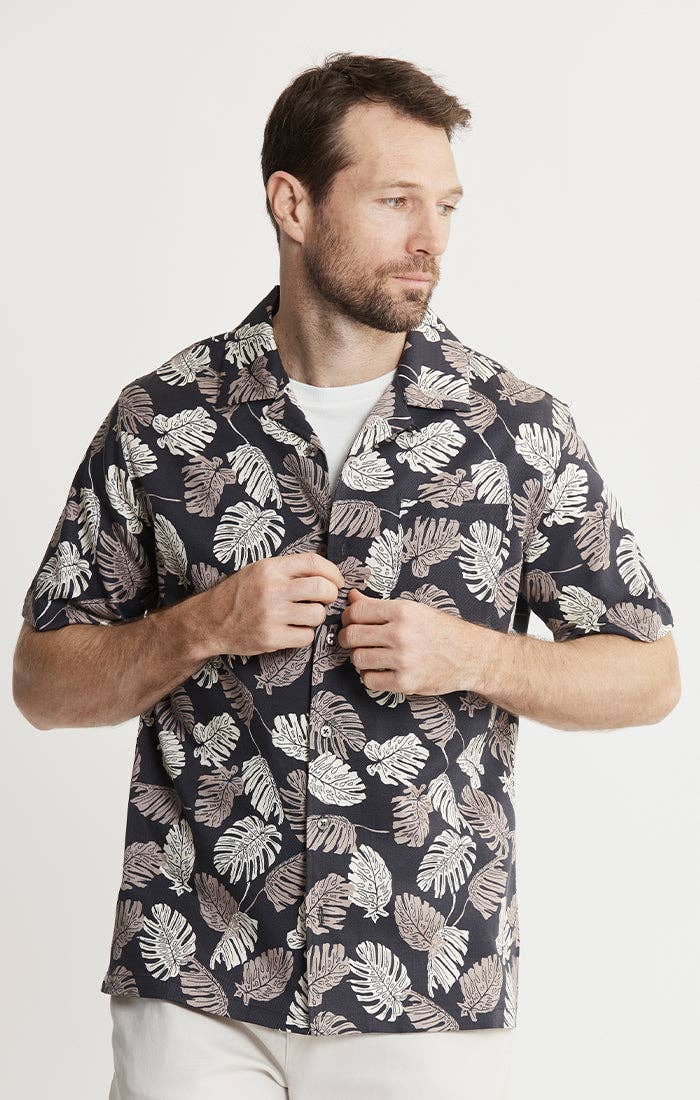 JACHS NY - Wholesale Button Down Shirt - Men's - Lyocell Twill Short Sleeve Camp Shirt12