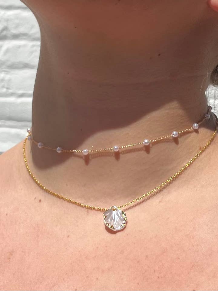 Double Pearl Chain for wholesale by Mi Cielo Whole Sale