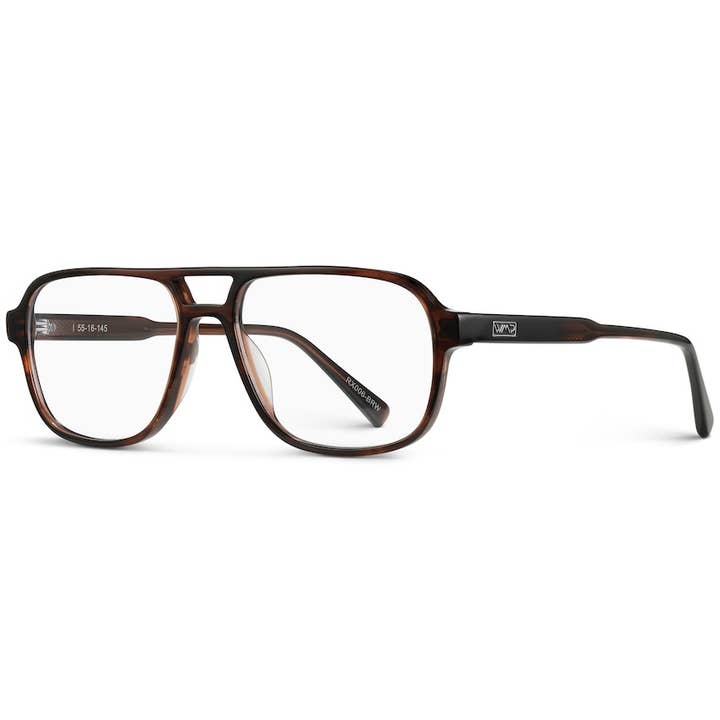 WMP Eyewear - Wholesale Sunglasses - Unisex - Campbell - Aviator Frame Blue Light Blocking Glasses