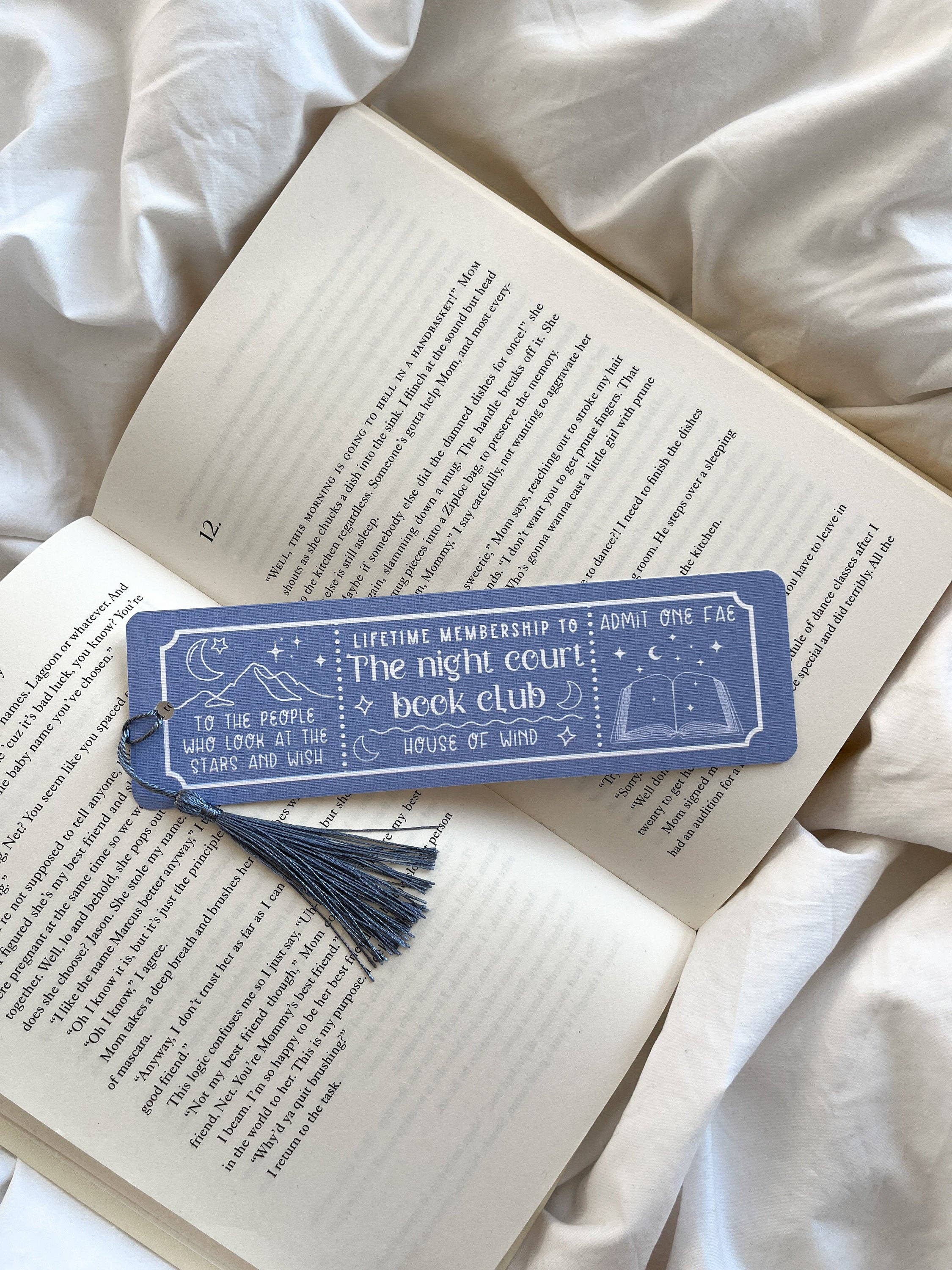 Fleurs on Sunday - Wholesale Bookmark - Night Court Book Club Bookmark | A Court Of Bookmark1
